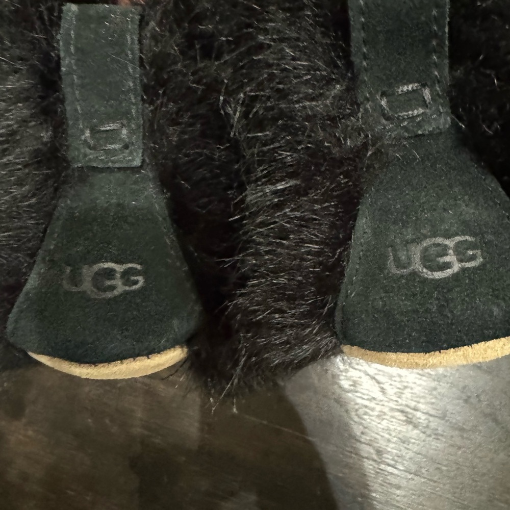 UGG Fur Ankle Sippers - Picture 3 of 10